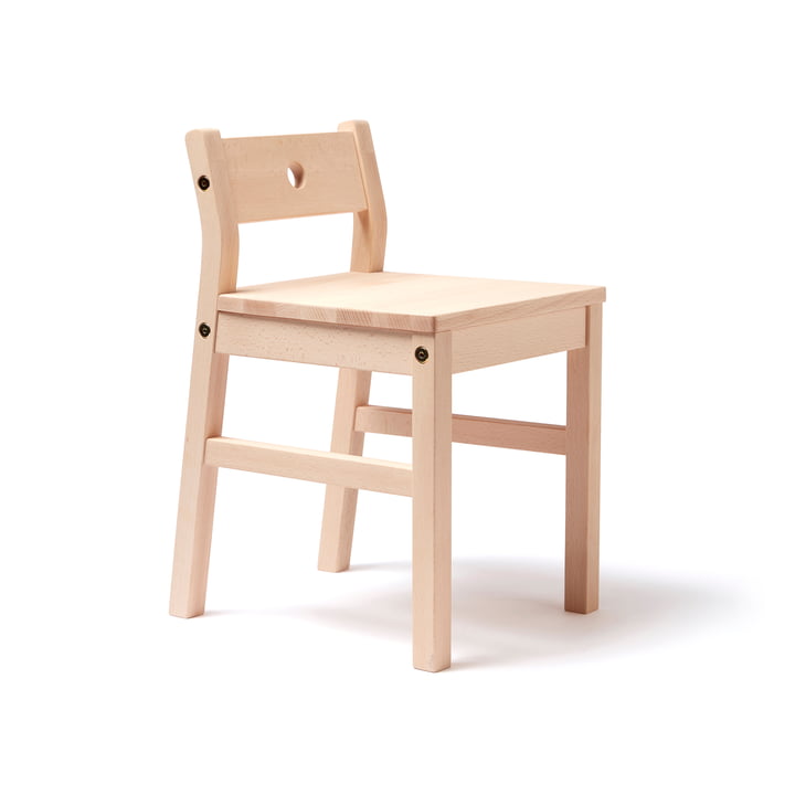 Kids Concept - Saga Chaise pour enfant, 27 x 32 x 46 cm, hêtre naturel