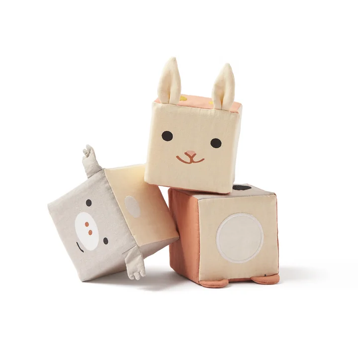 Edvin Cubes en tissu de Kids Concept