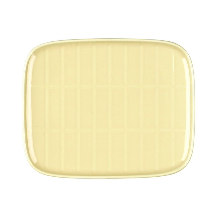 Marimekko - Tiiliskivi Plateau de service, 15 x 12 cm, butter yellow