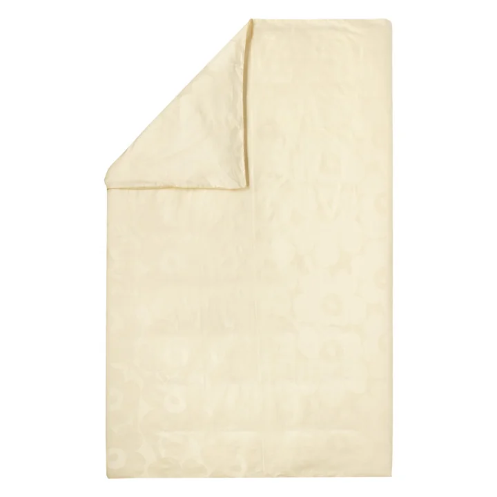 Marimekko - Unikko Housse de couette, 150 x 210 cm, butter yellow