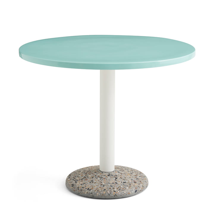 Ceramic Table, Ø 90 cm, light mint de Hay