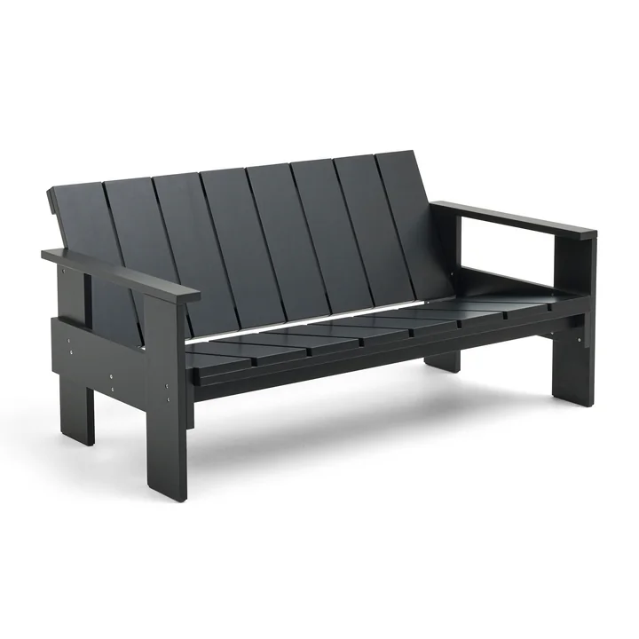 Crate Lounge Sofa, black de HAY