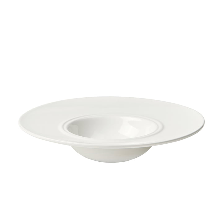 Stevns Assiette à pâtes, Ø 26 cm, blanc chaux de Broste Copenhagen