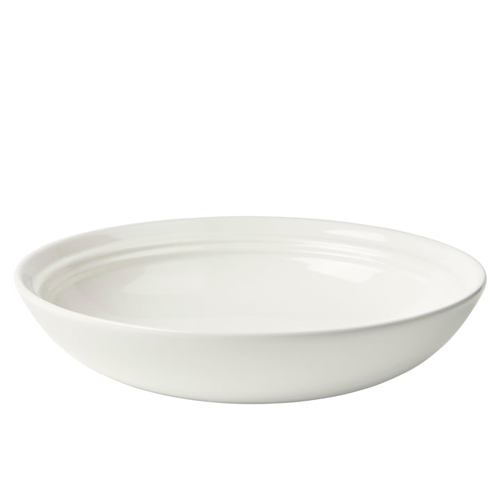 Stevns Bol, Ø 26,5 x H5,8 cm, blanc chaux de Broste Copenhagen