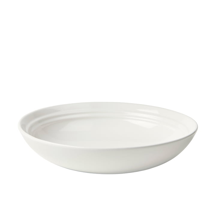 Stevns Bol, Ø 23,5 x H5,2 cm, blanc chaux de Broste Copenhagen