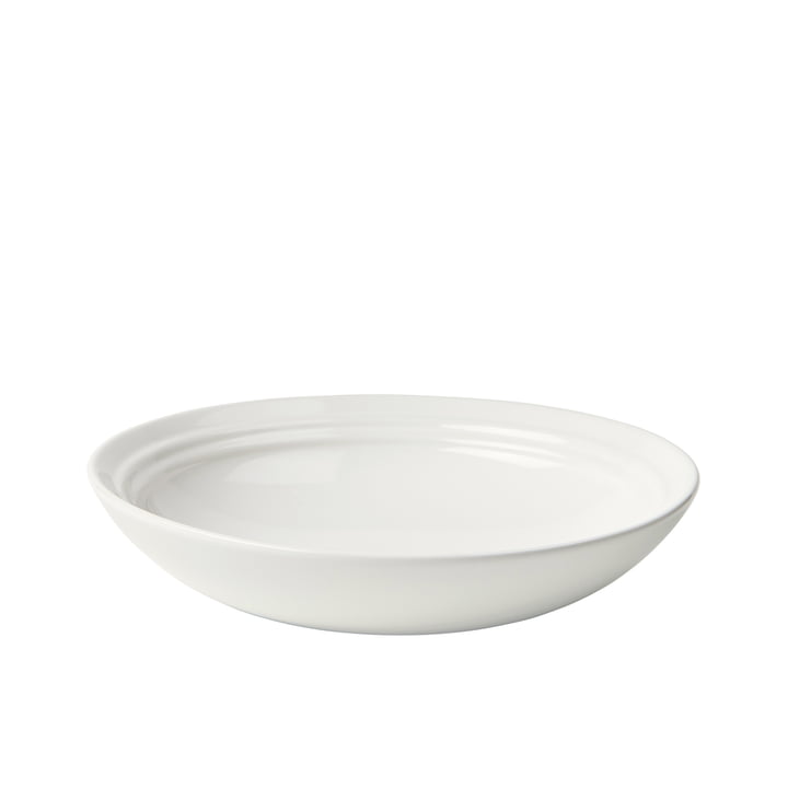 Stevns Bol, Ø 21,5 x H4,7 cm, blanc chaux de Broste Copenhagen