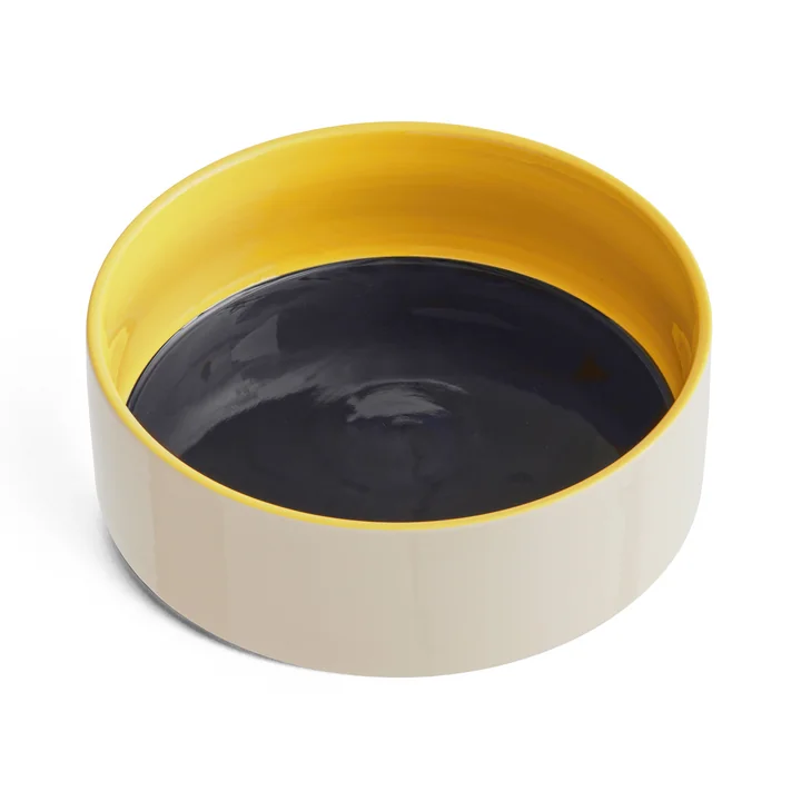 HAY - Dogs Mangeoire, L, bleu / jaune