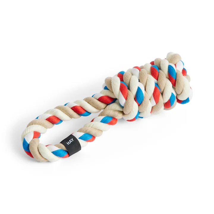 Dogs Jouet Rope, rouge / turquoise / blanc cassé de HAY