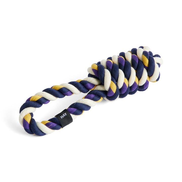 Dogs Jouet Rope, bleu / violet / ocre de Hay