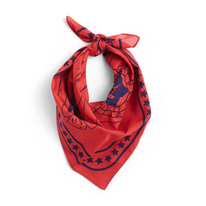 Dogs Serviette pour chien 55 x 55 cm, rouge de HAY