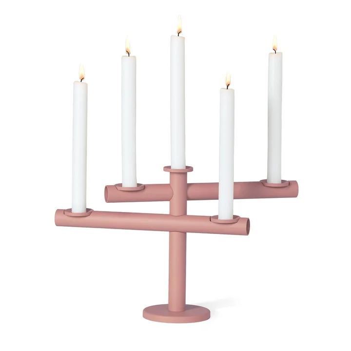 Frederik Roijé - Light my Fire, Chandelier, rose