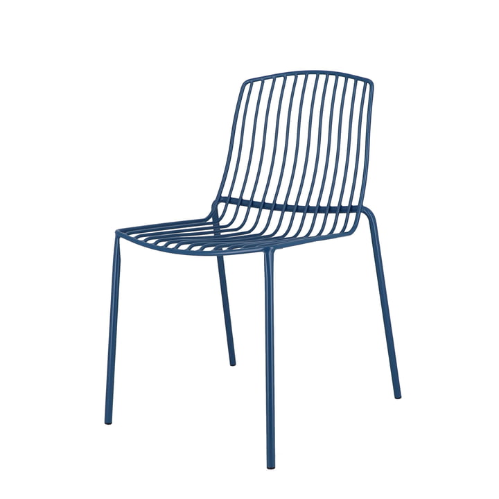 Mori Chaise de jardin, bleu de Jan Kurtz