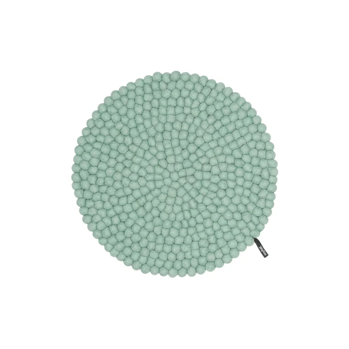 myfelt - Fine coussin d'assise Ø 36 cm, turquoise
