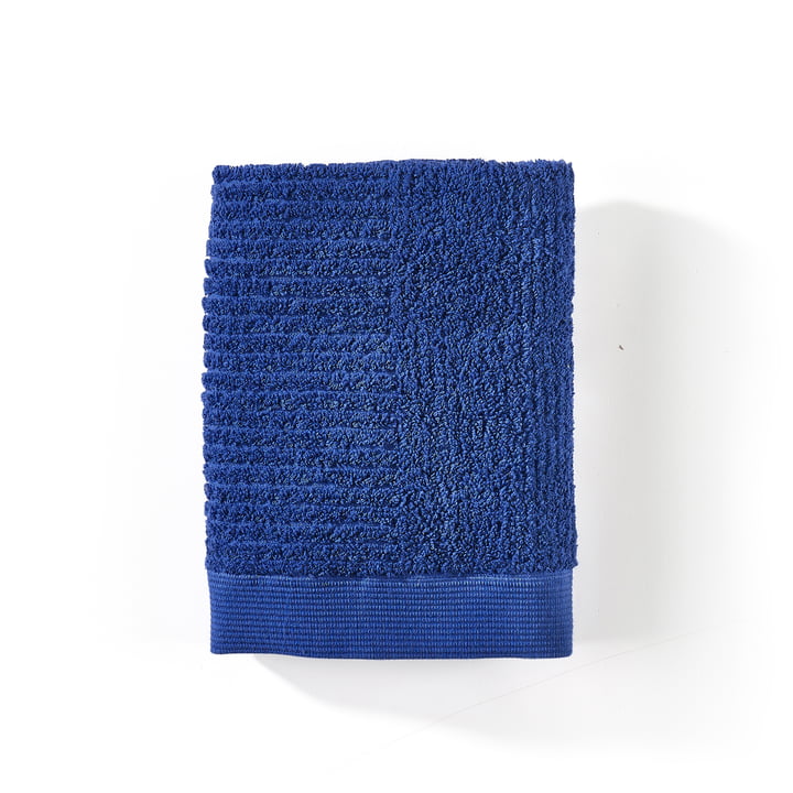 Classic Serviette d'invité, 50 x 70 cm, indigo blue de Zone Denmark