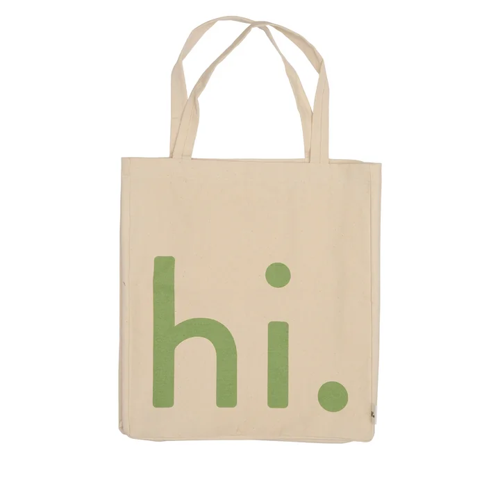 AJ Favourite Sac de transport, hi. / natur / green de Design Letters
