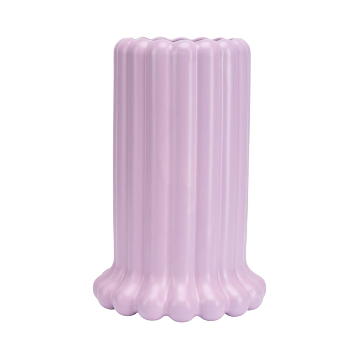 Tubular Vase, H 24 cm, lilac breeze de Design Letters