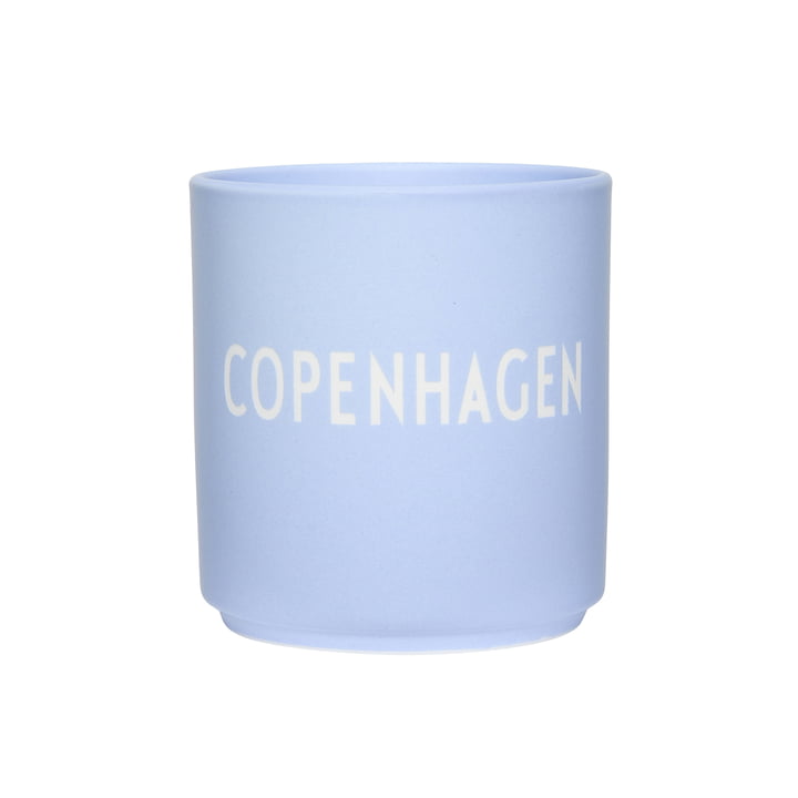 AJ Favourite Tasse en porcelaine, Copenhagen / dusty blue de Design Letters
