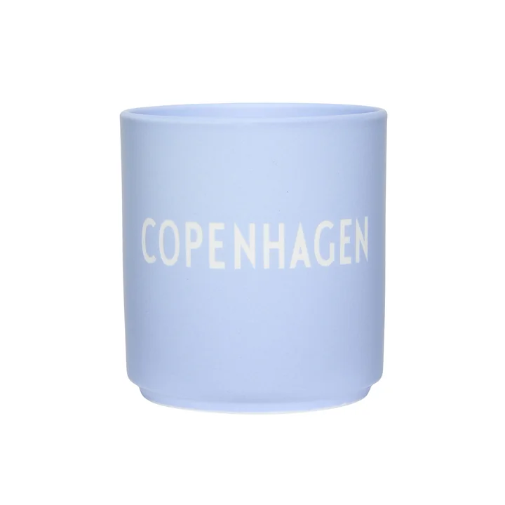 AJ Favourite Tasse en porcelaine, Copenhagen / dusty blue de Design Letters
