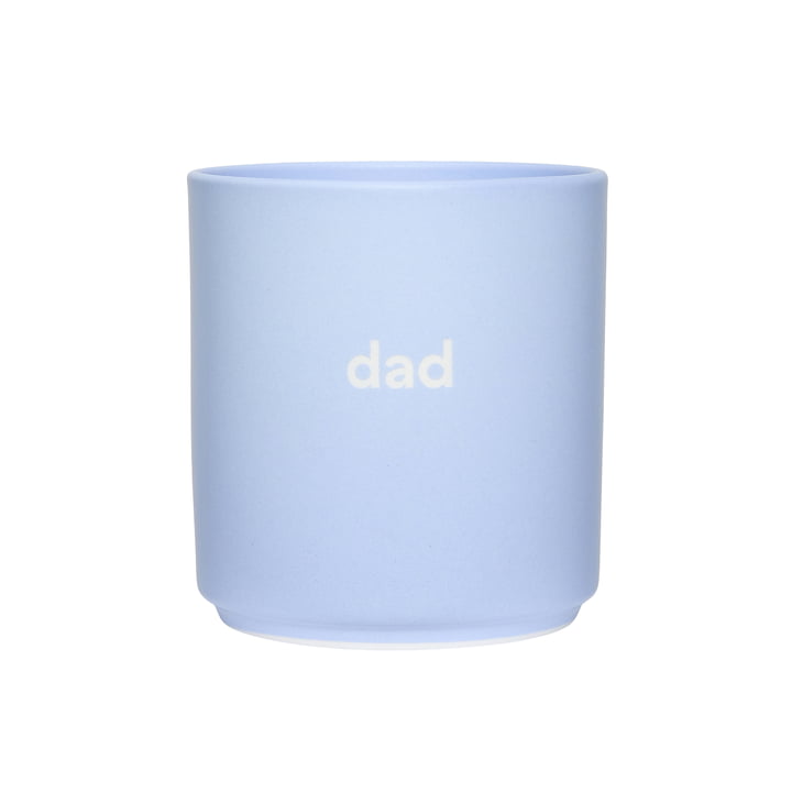 AJ Favourite Tasse en porcelaine, dad / dusty blue de Design Letters