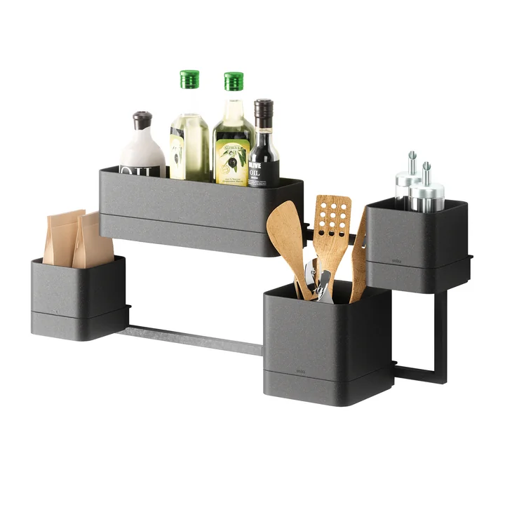 Cubiko Jardinière murale, noir de Umbra