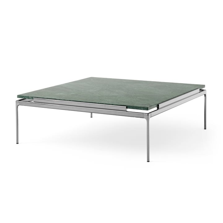 Sett Coffee Table LN13, Verde Guatemala / Chrome foncé de & Tradition