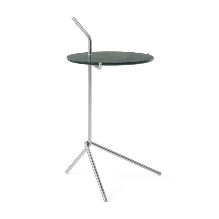 Halten Side Table SH9, Verde Guatemala / acier inoxydable poli de & Tradition