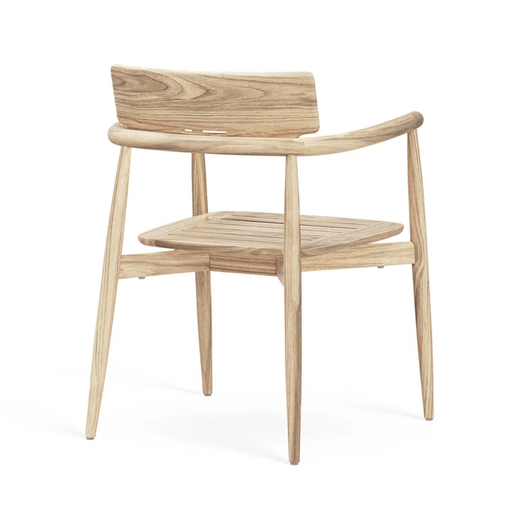 Embrace Fauteuil de jardin, teck non traité de Carl Hansen