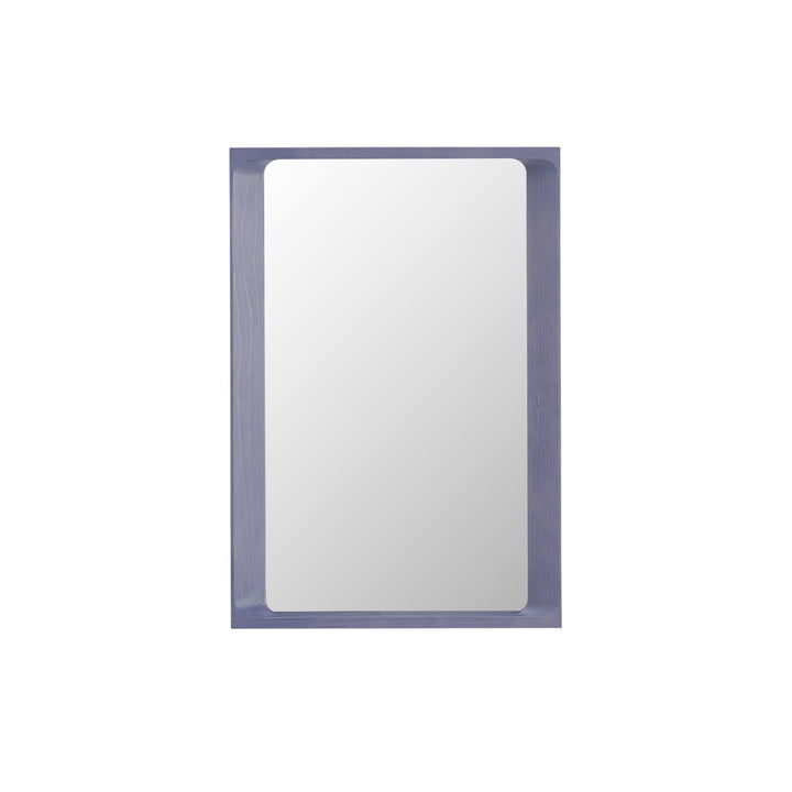Arced Miroir, 80 x 55 cm, violet clair de Muuto