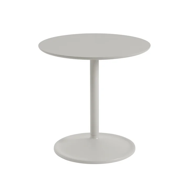 Muuto - Soft Table d'appoint, Ø 48 cm, H 48 cm, gris