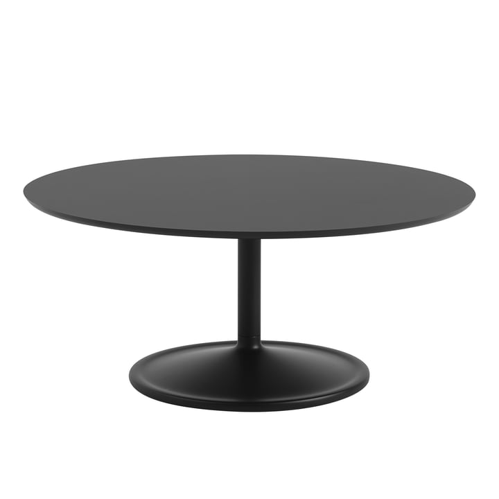 Soft Table basse, Ø 95 cm, H 42 cm, noir de Muuto