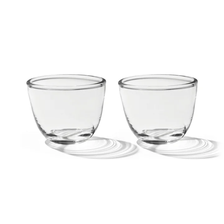 Pinho Verre, transparent (set de 2) de Form & Refine