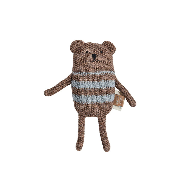 Bella Bear hochet, brown melange de OYOY Mini