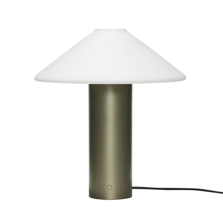 Orbit Lampe de table, vert foncé de Hübsch Interior