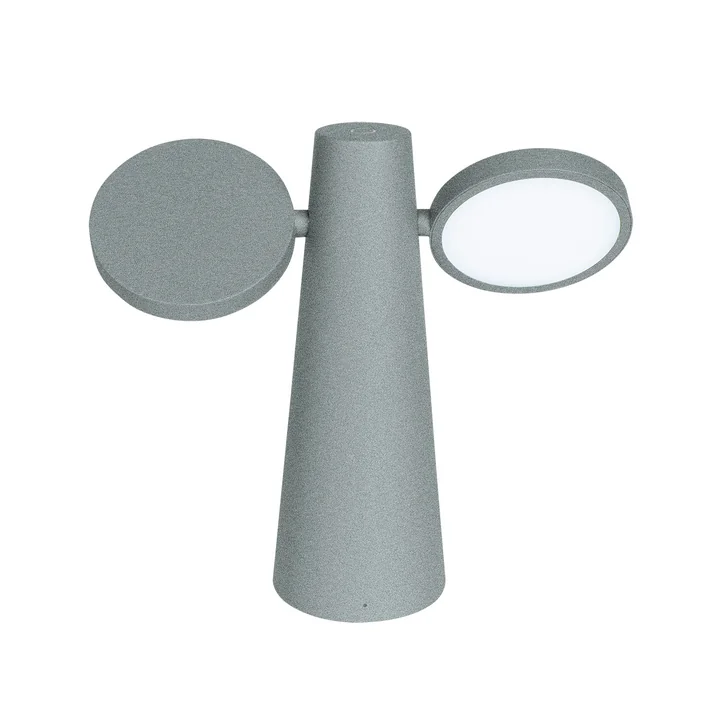 Fermob - Oto Lampe à LED rechargeable, gris lapilli