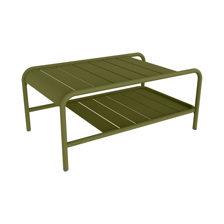 Fermob - Luxembourg Table basse, 90 x 55 cm, pesto