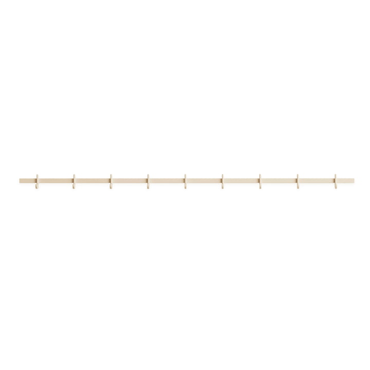 String - Relief Barre à crochets, grande, L 123 cm, couleur frêne