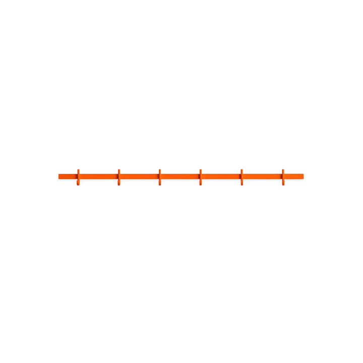 String - Relief Barre à crochets, moyenne, L 82 cm, orange