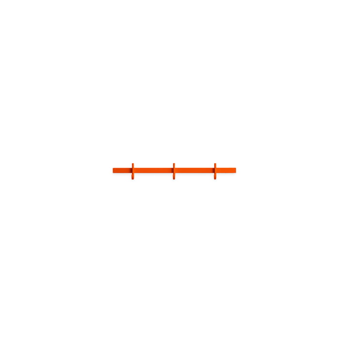 String - Relief Barre à crochets, petite, L 41 cm, orange