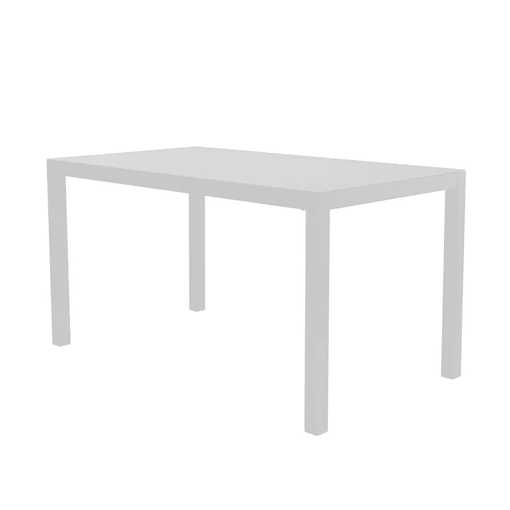 Fiam - Aria Table à rallonges, 140 / 200 x 80 cm, blanc