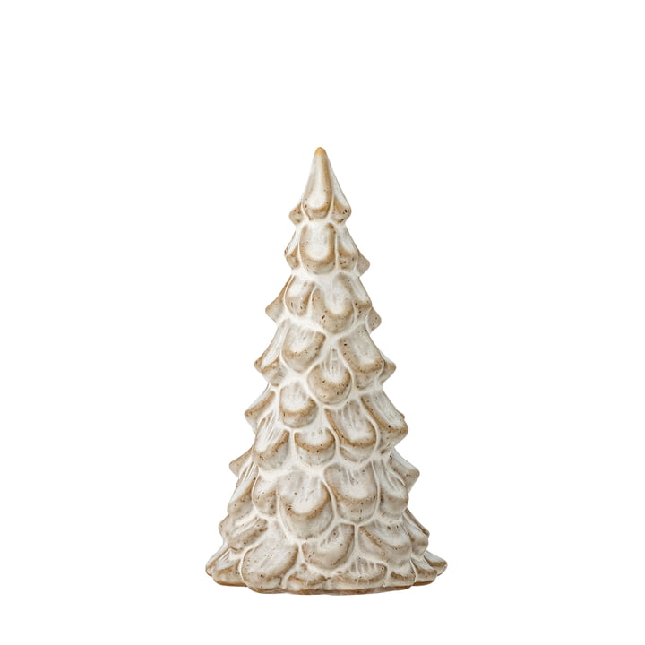 Bloomingville - Auden Sapin de décoration, H14 cm, blanc