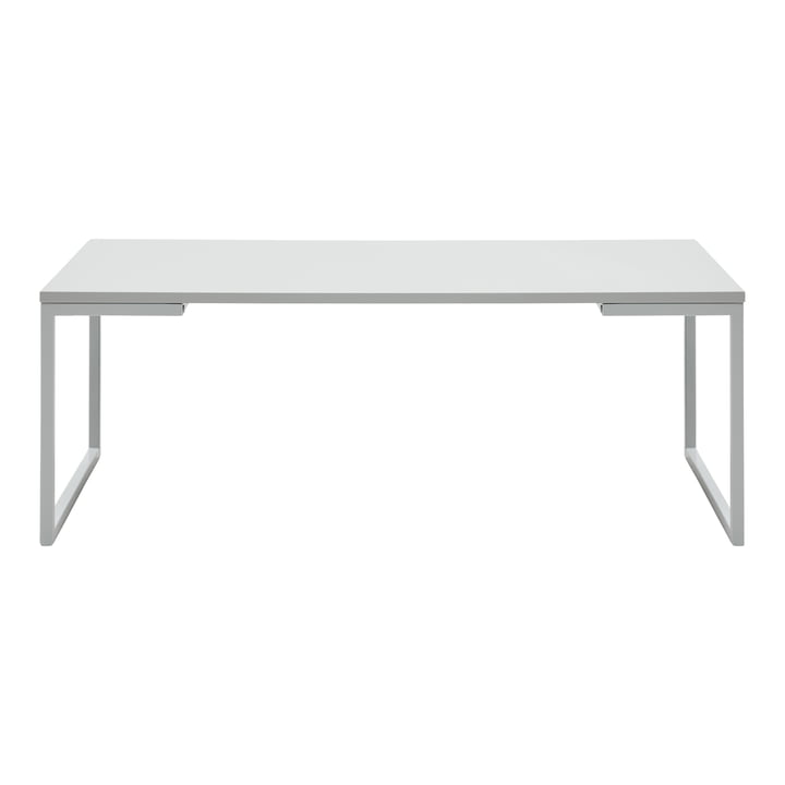 Mirror Table basse, large, laquée blanc de Softline