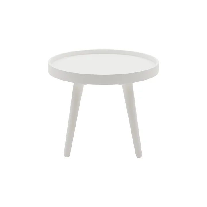Alma Table d'appoint, small, laqué blanc de Softline