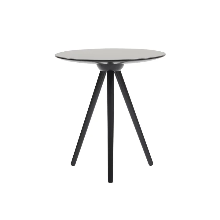 Circoe Table d'appoint, laquée noir de Softline