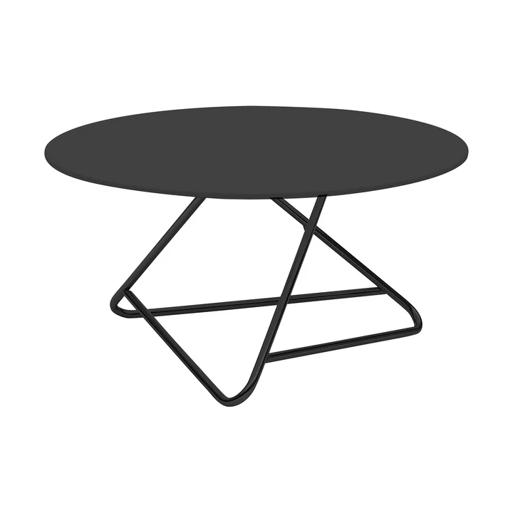 Tribeca Table d'appoint, small, noir laqué de Softline