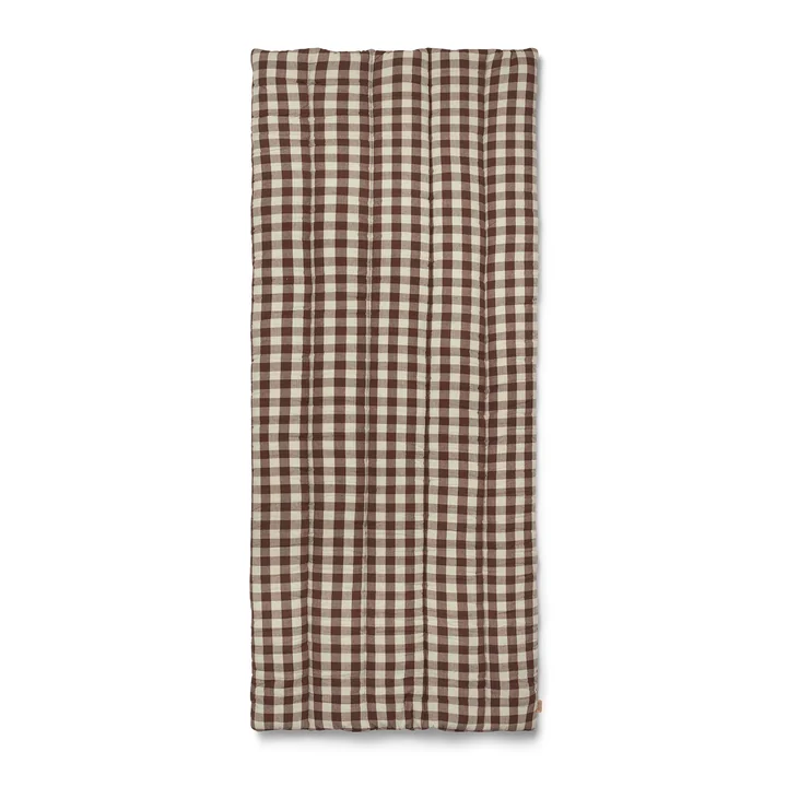 Bothy Check matelas matelassé, cannelle/gris-vert de Ferm Living