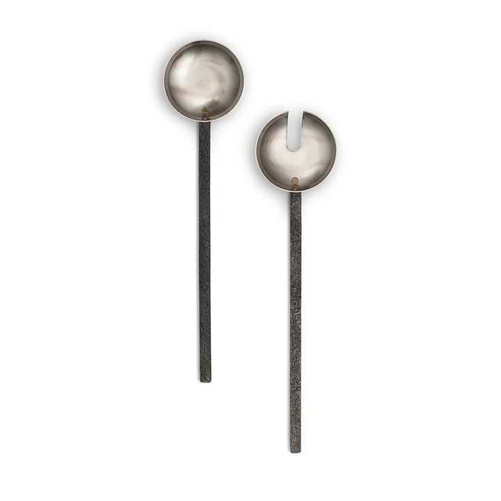 Obra Couverts à salade, acier inoxydable de Ferm Living