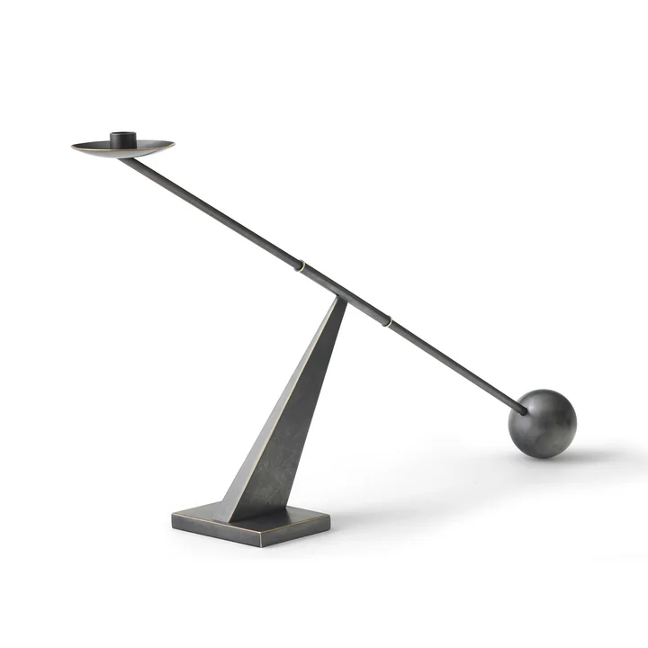 Interconnect Chandelier, H 41,5 x L 70 cm, laiton bronzé de Audo