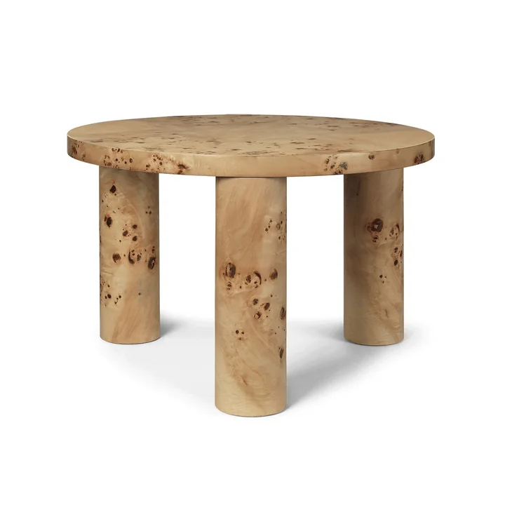 Post Table basse Ø 65 x H 41 cm, Naturel de Ferm Living