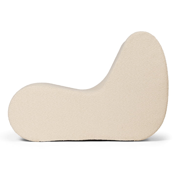 Rouli Center Modul Fauteuil, blanc cassé (Pure Bouclé) de ferm Living