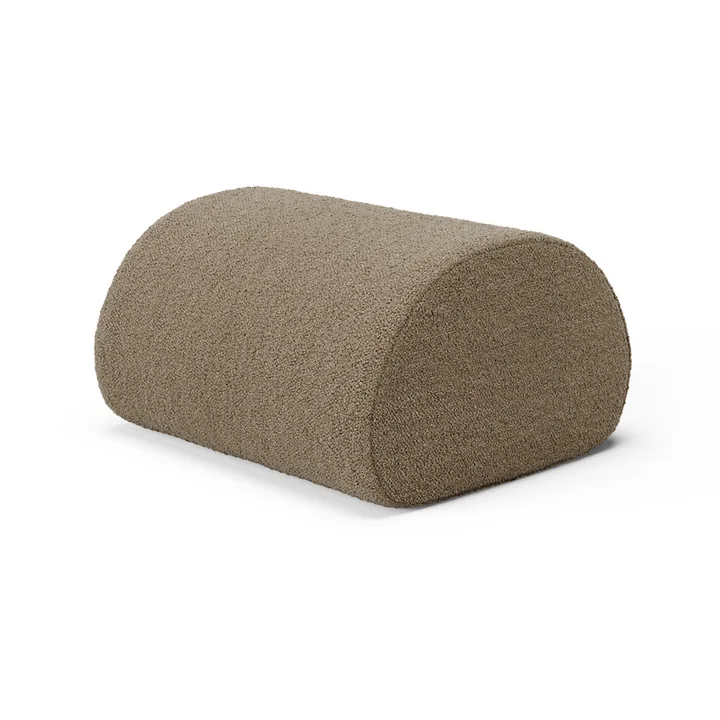 Rouli Pouf, sable (Pure Bouclé) de Ferm Living